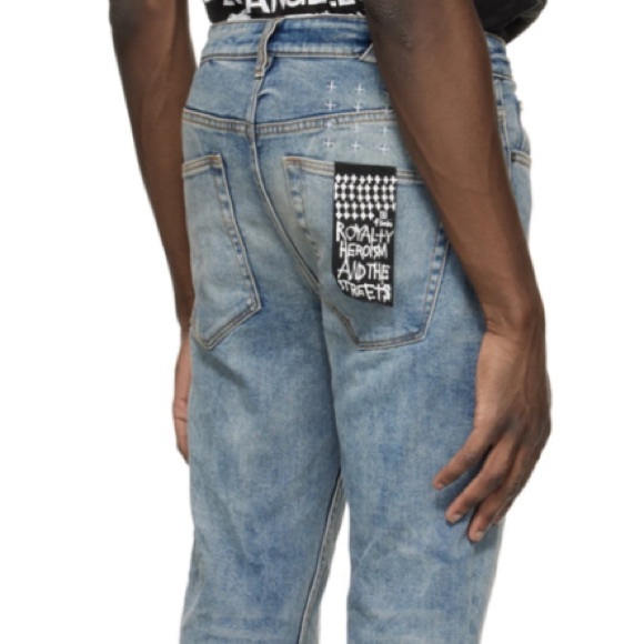 (A4) Ksubi Chitch Pure Dynamite Slim Fit Blue Jeans, Size 30, NWT - Picture 4 of 13